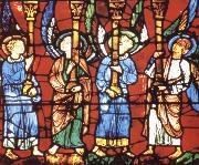 Angels from Notre Dame de la Belle Verriere, unknow artist